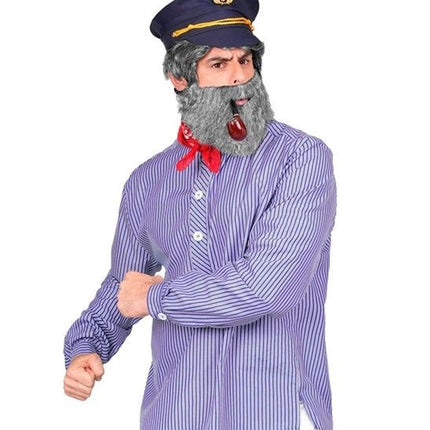 Zeeman Shirt Wit Blauw van Widmann koop je bij Partywinkel