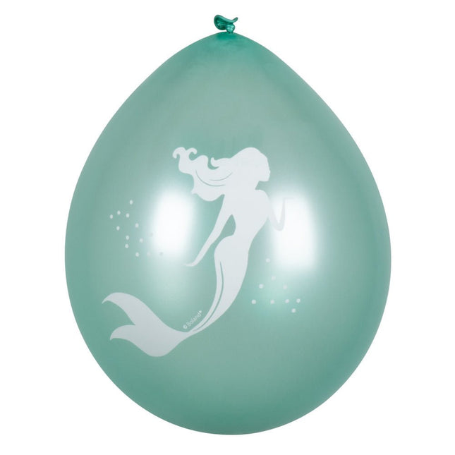 Zeemeermin Ballonnen 25cm 6st van Boland koop je bij Partywinkel