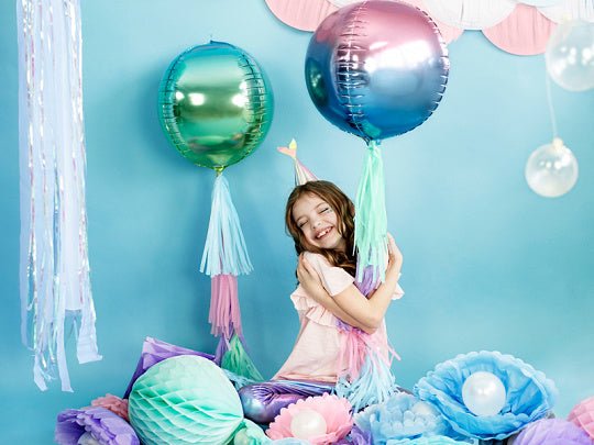 Zeemeermin Feesthoedjes 18cm 6st van Partydeco koop je bij Partywinkel