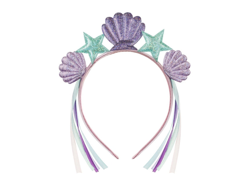 Zeemeermin Haarband Paars van Partydeco koop je bij Partywinkel