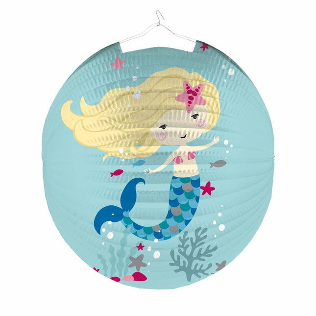 Zeemeermin Lampion 25cm van Riethmueller koop je bij Partywinkel