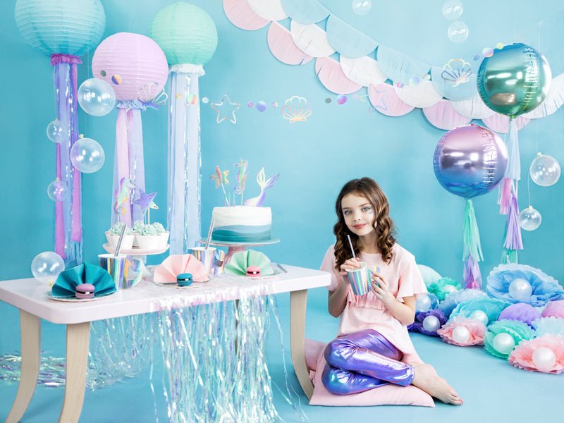 Zeemeermin Taart Topper Set 3 delig van Partydeco koop je bij Partywinkel
