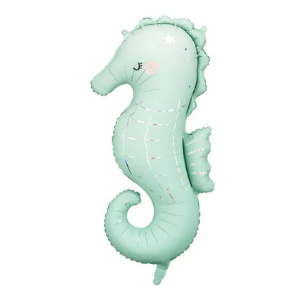 Zeepaardje Helium Ballon Leeg 98cm van Partydeco koop je bij Partywinkel