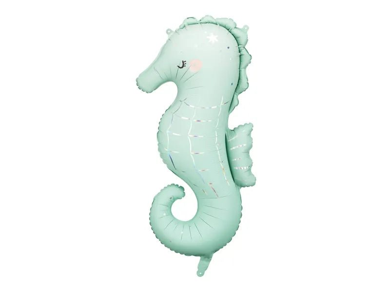 Zeepaardje Helium Ballon Leeg 98cm van Partydeco koop je bij Partywinkel