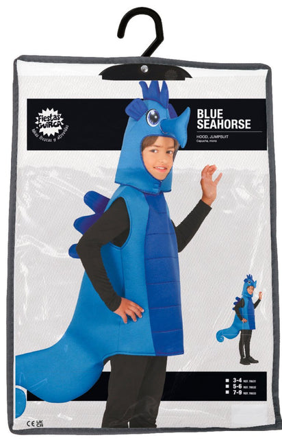 Zeepaardje Kostuum Blauw Kind van Fiestas Guirca koop je bij Partywinkel