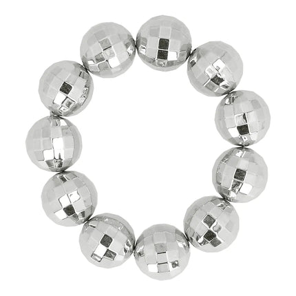 Zilveren Armband Discobal van Boland koop je bij Partywinkel
