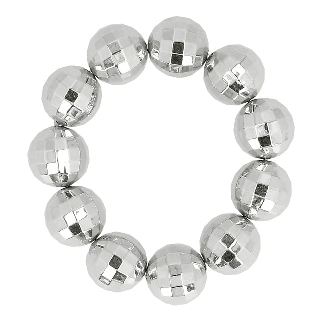 Zilveren Armband Discobal van Boland koop je bij Partywinkel