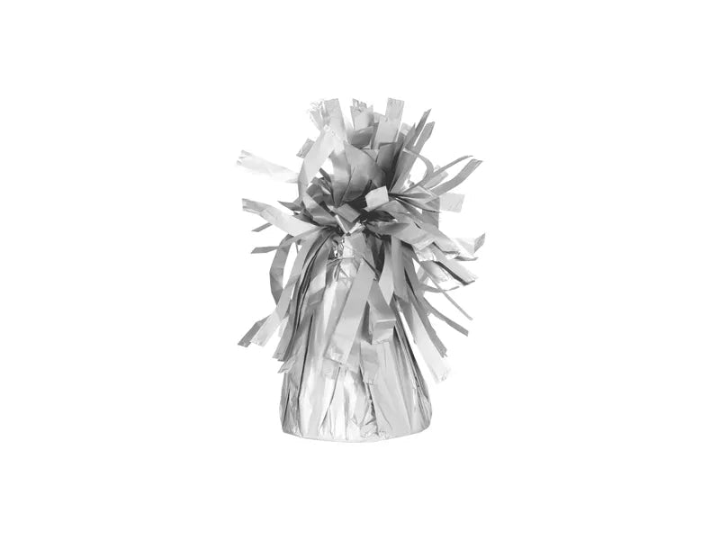 Zilveren Ballon Gewicht 7cm 4st van Partydeco koop je bij Partywinkel