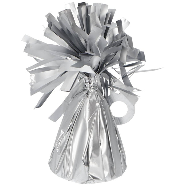 Zilveren Ballon Gewicht Folie 170gr van Folat koop je bij Partywinkel