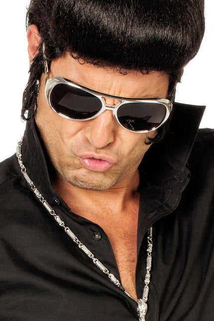 Zilveren Bril Elvis van Wilbers & Wilbers koop je bij Partywinkel
