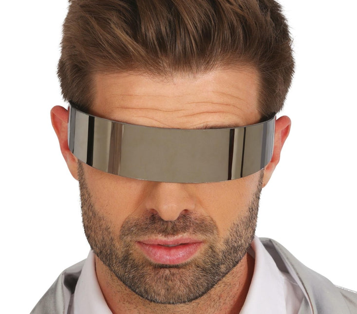 Zilveren Bril Futuristisch van Fiestas Guirca koop je bij Partywinkel