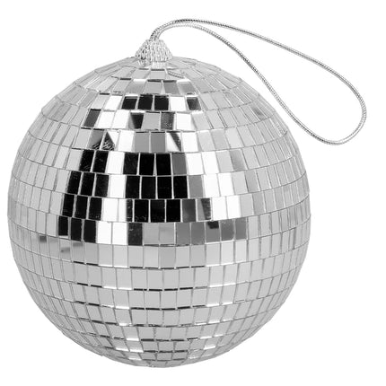 Zilveren Discobal 15cm van Boland koop je bij Partywinkel