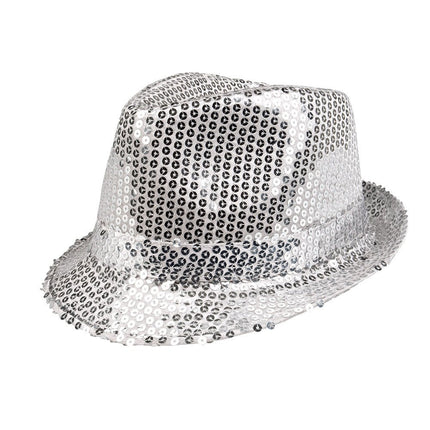 Zilveren Glitter Hoed van Boland koop je bij Partywinkel