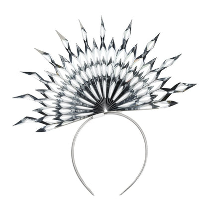 Zilveren Haarband Sneeuwvlok van Partydeco koop je bij Partywinkel