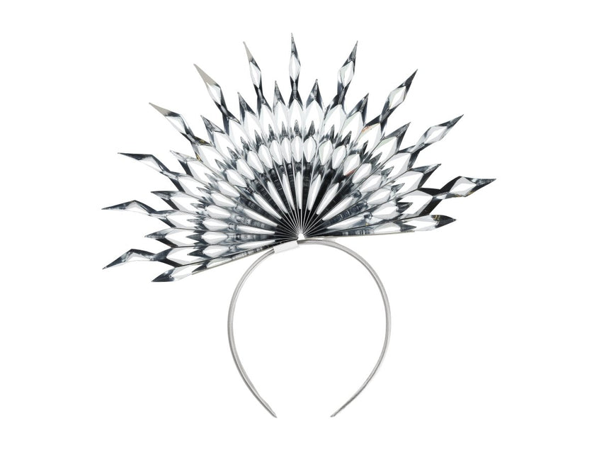 Zilveren Haarband Sneeuwvlok van Partydeco koop je bij Partywinkel