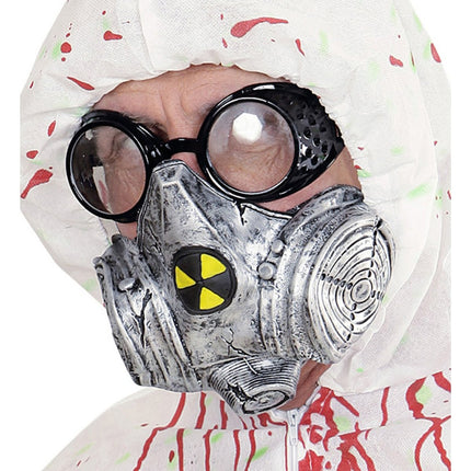 Zilveren Masker Gasmasker van Widmann koop je bij Partywinkel