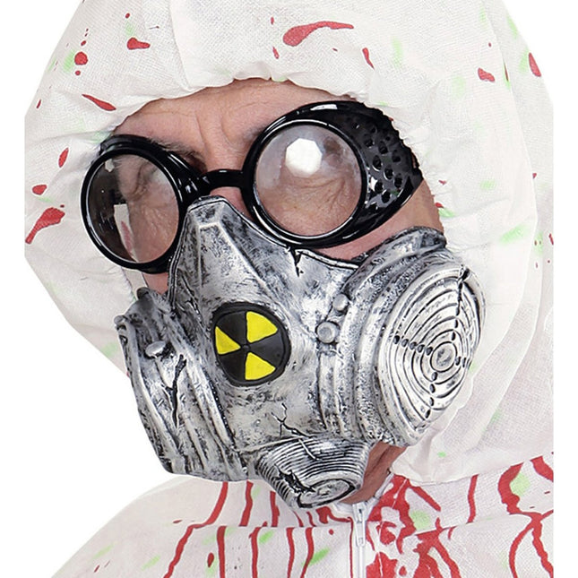 Zilveren Masker Gasmasker van Widmann koop je bij Partywinkel