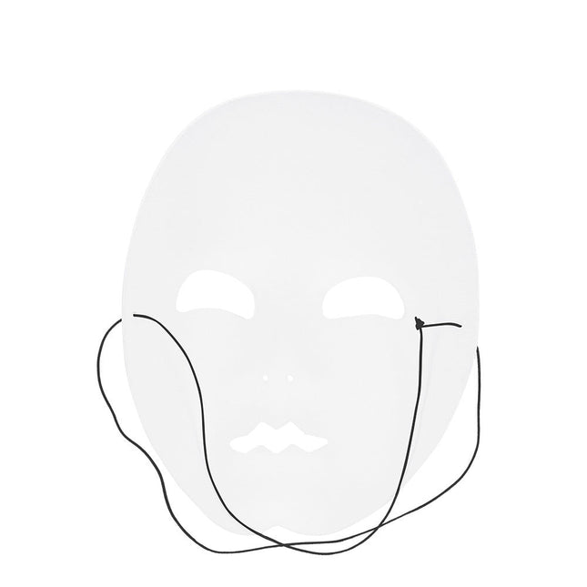 Zilveren Masker Mime van Boland koop je bij Partywinkel