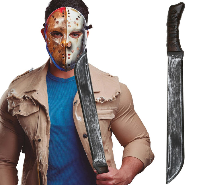 Zilveren Nep Machete 68cm van Fiestas Guirca koop je bij Partywinkel