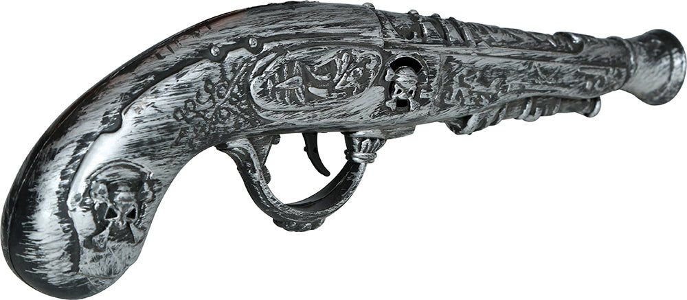Zilveren Nep Pistool 30cm van Fiestas Guirca koop je bij Partywinkel