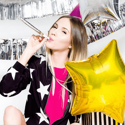 Zilveren Roltongen 6st van Partydeco koop je bij Partywinkel