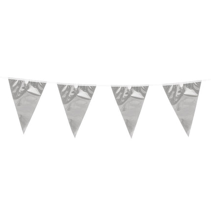 Zilveren Slinger Metallic 10m van Boland koop je bij Partywinkel