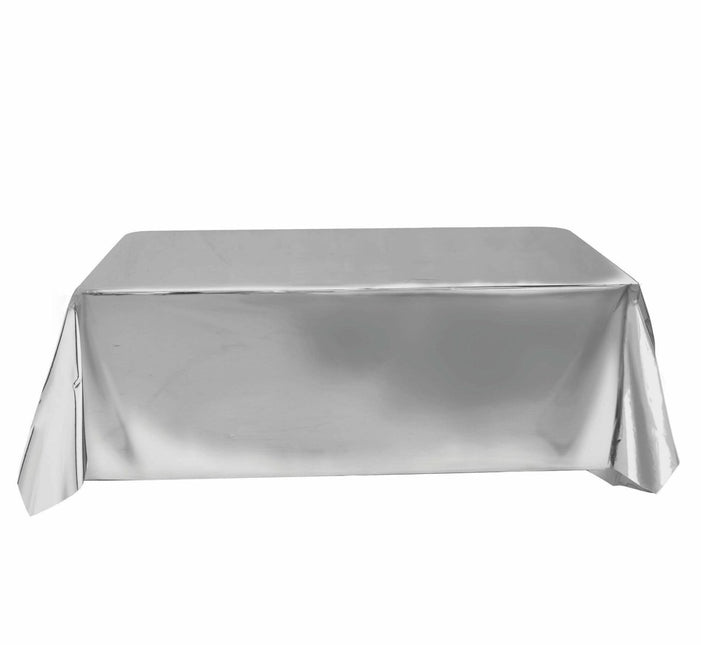 Zilveren Tafelkleed Metallic 2,74m van Fiestas Guirca koop je bij Partywinkel