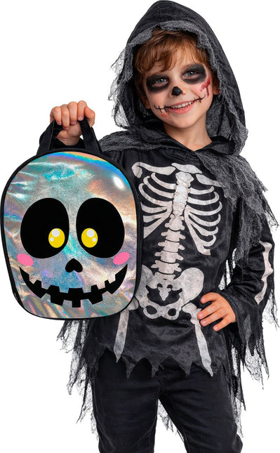 Zilveren Tas Schedel van Fiestas Guirca koop je bij Partywinkel