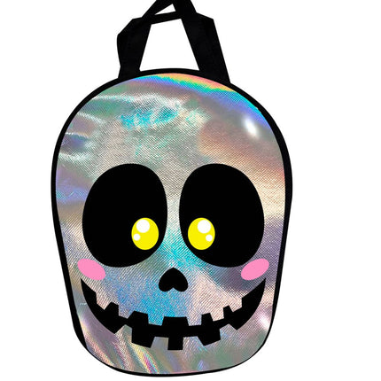 Zilveren Tas Schedel van Fiestas Guirca koop je bij Partywinkel