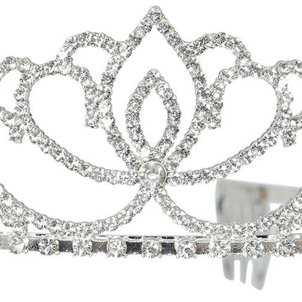 Zilveren Tiara van Fiestas Guirca koop je bij Partywinkel