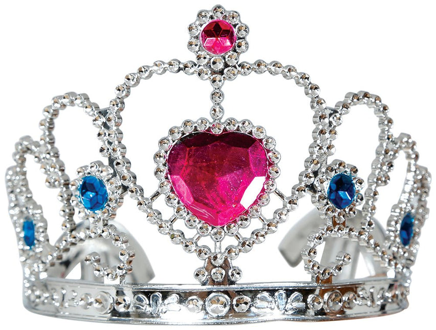 Zilveren Tiara Kind van Fiestas Guirca koop je bij Partywinkel