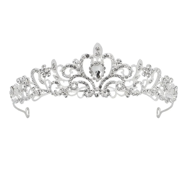 Zilveren Tiara Metaal van Boland koop je bij Partywinkel