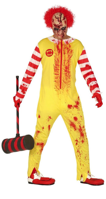 Zombie Clown Halloween Kostuum Heren L van Fiestas Guirca koop je bij Partywinkel