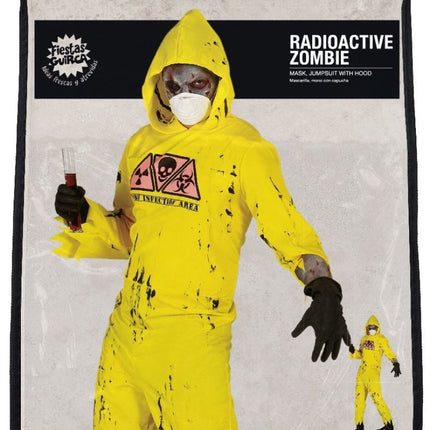 Zombie Halloween Kostuum Heren radioactief L van Fiestas Guirca koop je bij Partywinkel