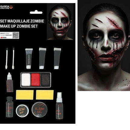 Zombie Schminkset 6 delig van Fiestas Guirca koop je bij Partywinkel