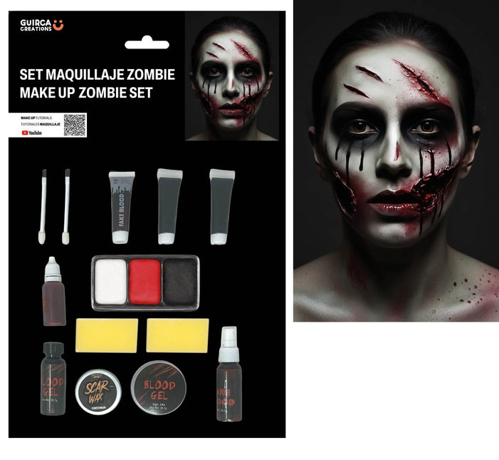 Zombie Schminkset 6 delig van Fiestas Guirca koop je bij Partywinkel