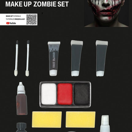 Zombie Schminkset 6 delig van Fiestas Guirca koop je bij Partywinkel