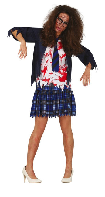 Zombie Student Halloween Kostuum Dames van Fiestas Guirca koop je bij Partywinkel