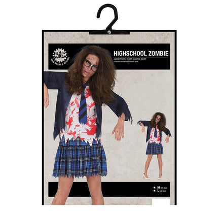 Zombie Student Halloween Kostuum Dames van Fiestas Guirca koop je bij Partywinkel