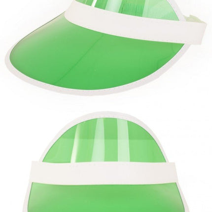 Zonneklep groen van PartyXplosion koop je bij Partywinkel