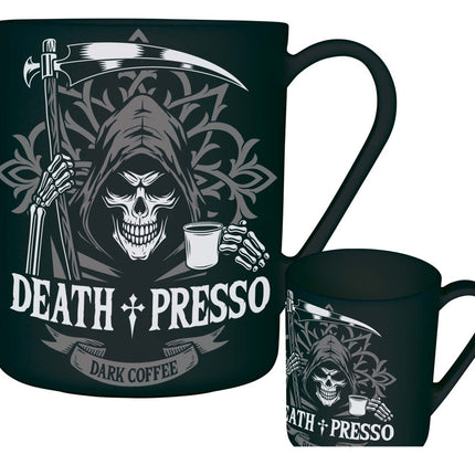 Zwart Beker Death Presso van Fiestas Guirca koop je bij Partywinkel