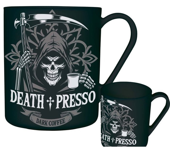 Zwart Beker Death Presso van Fiestas Guirca koop je bij Partywinkel