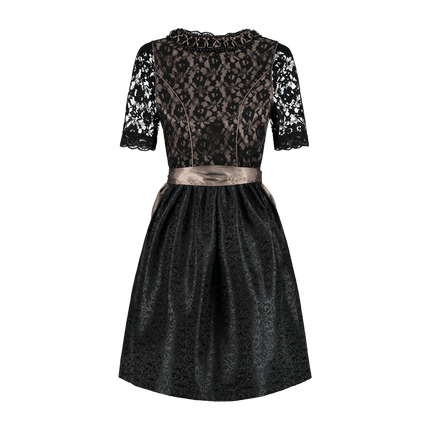 Zwart Bruine Dirndl Jurk Oktoberfest Dames van Haus Huberts koop je bij Partywinkel