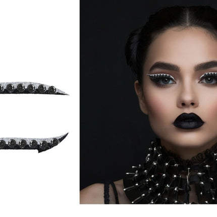 Zwart Gezicht Stickers Eyeliner van Fiestas Guirca koop je bij Partywinkel