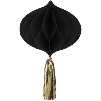 Zwart Gouden Honeycombs Zwart 3st van Folat koop je bij Partywinkel