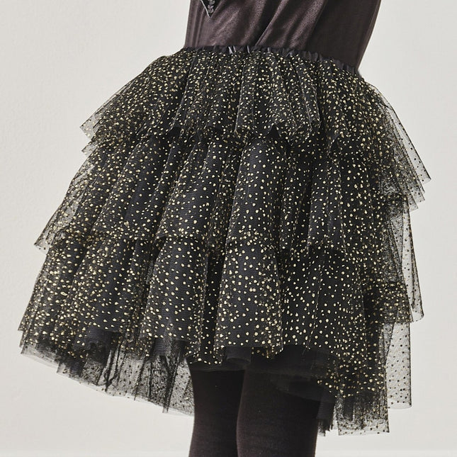 Zwart Gouden Tutu Meisje van Ginger Ray koop je bij Partywinkel