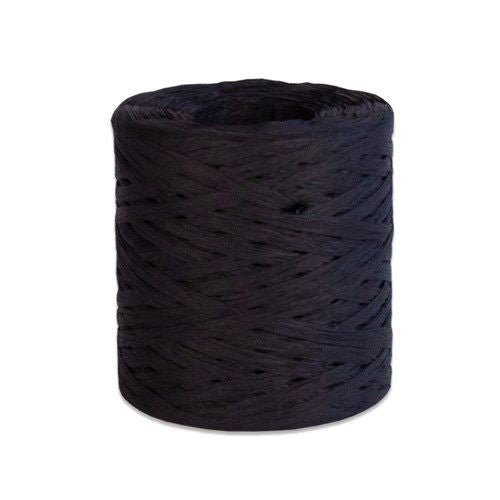 Zwart Lint Papier 200m van Haza Witbaard koop je bij Partywinkel