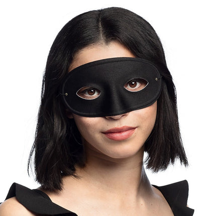 Zwart Oogmasker van Boland koop je bij Partywinkel