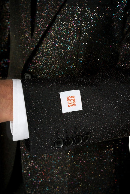 Zwart Pak Glitter van OppoSuits koop je bij Partywinkel