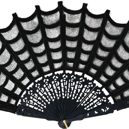 Zwart Waaier Gothic van Fiestas Guirca koop je bij Partywinkel